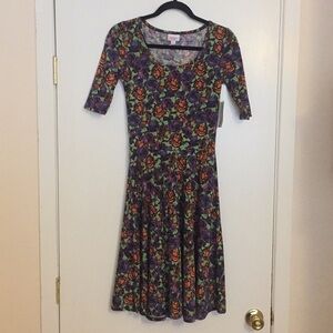 XS LuLaRoe Nicole‎ Dress D05 834